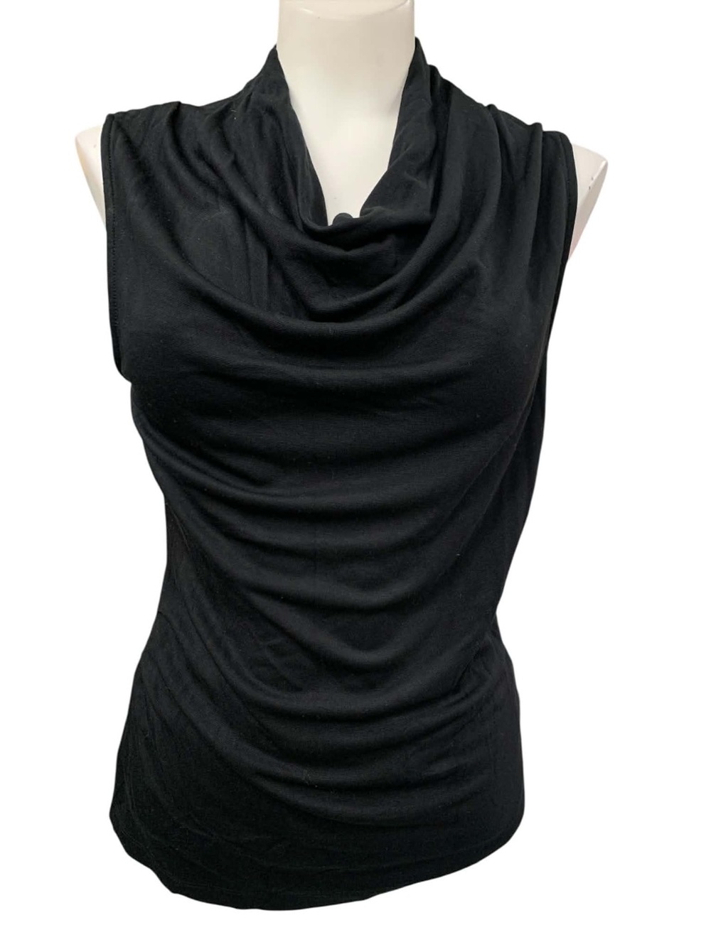 Reitmans Black Sleeveless Cowl Neck Tank Size M